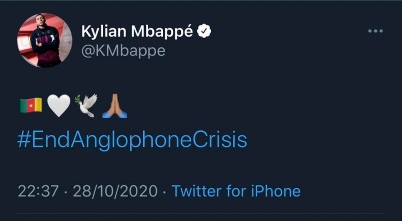 Kylian Mbappé #EndAnglophoneCrisis